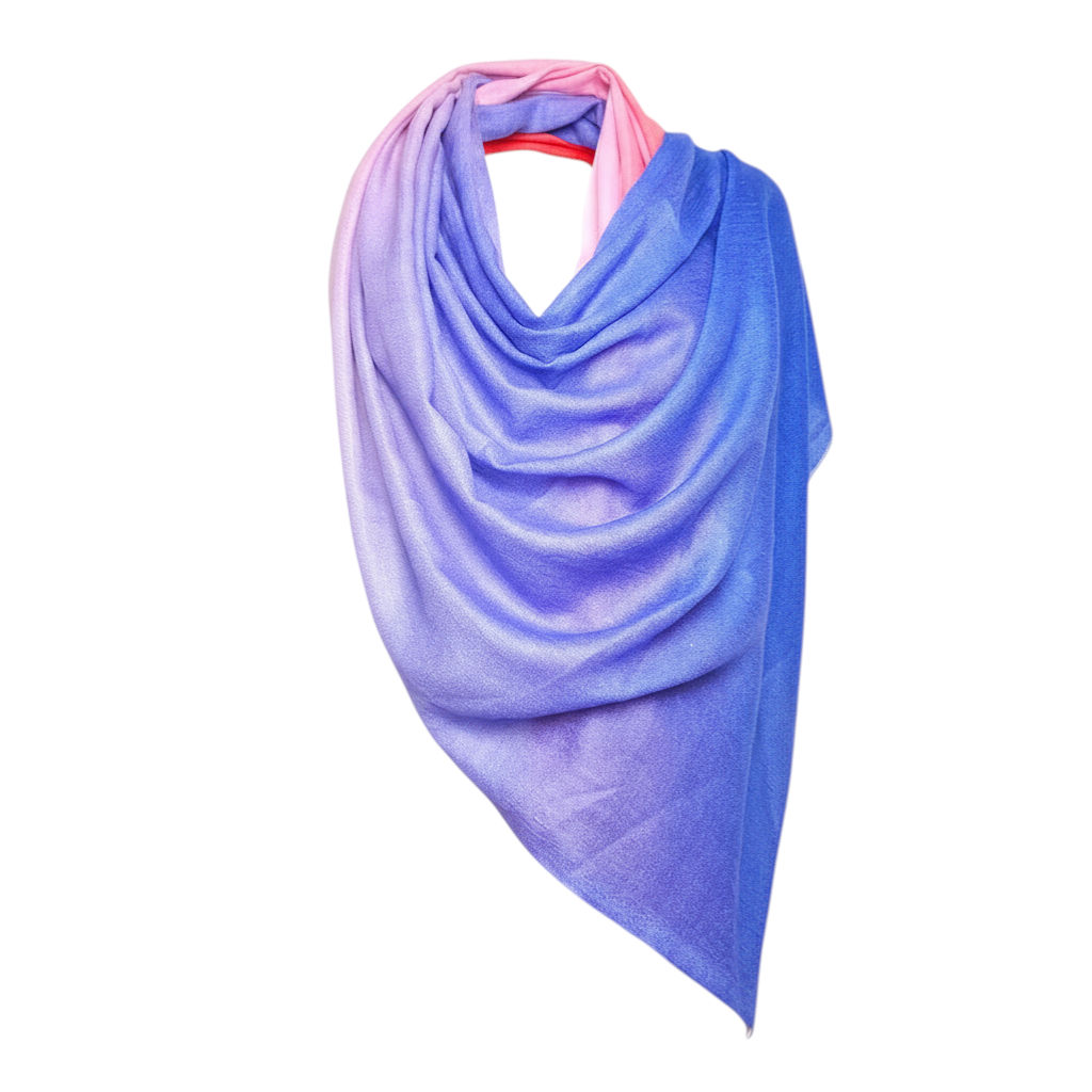Tie And Dye In A Cashmere Scarf